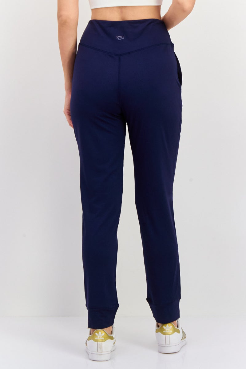 Jones New York Women Sportswear Fit Yoga Jogger Pants, Navy  - Image 3