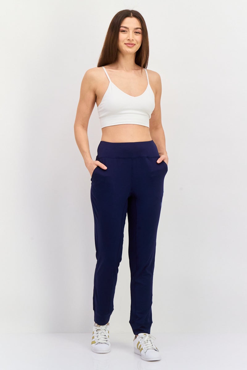 Jones New York Women Sportswear Fit Yoga Jogger Pants, Navy  - Image 4