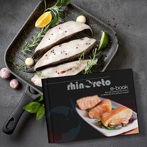 Rhinoreto Fillet Knife for Fish, Razor Sharp Flexible German Stainless Steel Blade 5-9 inch, Professional Knives for Filleting and Boning, with Non-Slip Handle, Protective Sheath and Sharpener set - Image 4