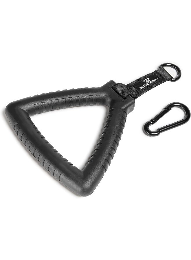 Bionic Body Bionic Body Tri-Grip Single Handle with Carabiner Clip Workout Resistance Tube Accessory  - Image 3
