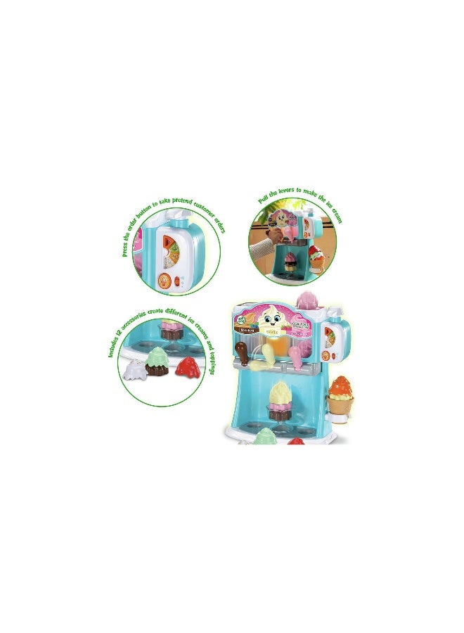 LeapFrog LeapFrog Count & Swirl Ice Cream Maker Toy (Blue) - Image 3