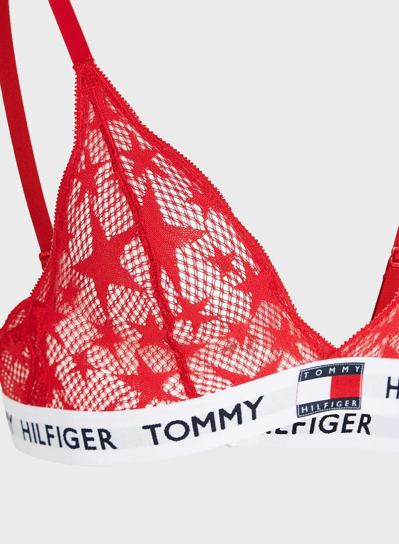TOMMY HILFIGER Printed Triangle Bralette