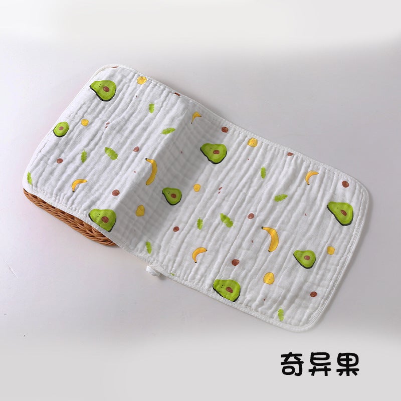6-Layer Gauze Baby Bath Towel, Pure Cotton, Super Soft, Breathable, Lint-Free, Animal Print