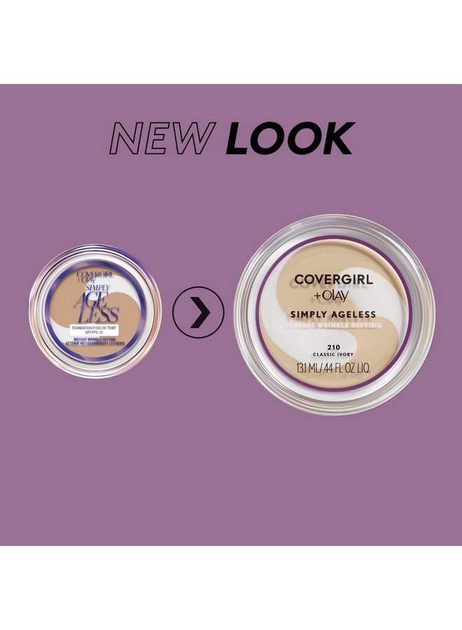 CoverGirl منتجات وجه كافرغير كافرغير وأولاي فاونديشن سيمبلي إيجليس كلاسيك بيج 230 0.40 أونصة عبوة - Image 3