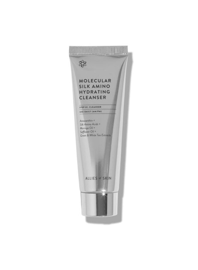 Allies of Skin Molecular Silk Amino Hydrating Cleanser  25 ML - Image 1