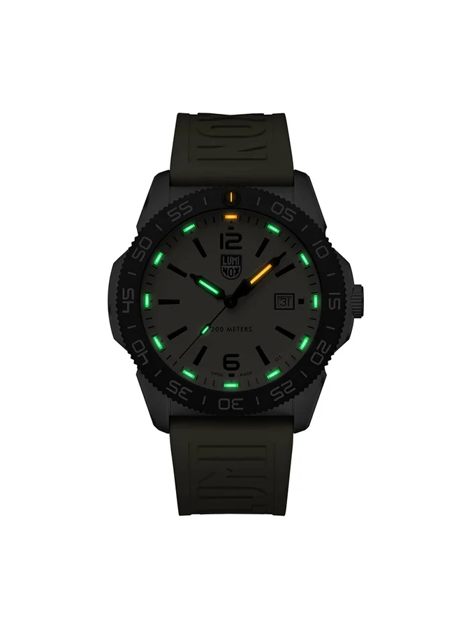 Luminox Unisex Analog Round Shape Rubber Wrist Watch XS.3125 - 44 Mm