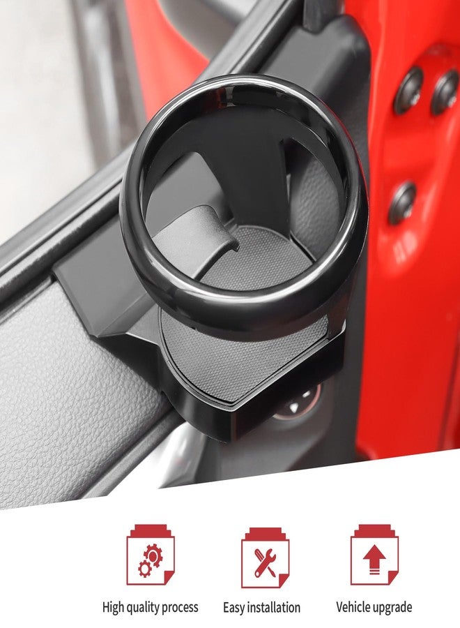 JeCar Front Door Cup Holder Fit for 2018-2024 Jeep Wrangler JL JLU & Gladiator JT (Driver & Passenger Side), 1Pair - Image 3