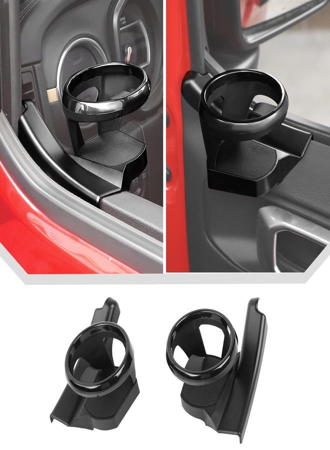 JeCar Front Door Cup Holder Fit for 2018-2024 Jeep Wrangler JL JLU & Gladiator JT (Driver & Passenger Side), 1Pair - Image 1