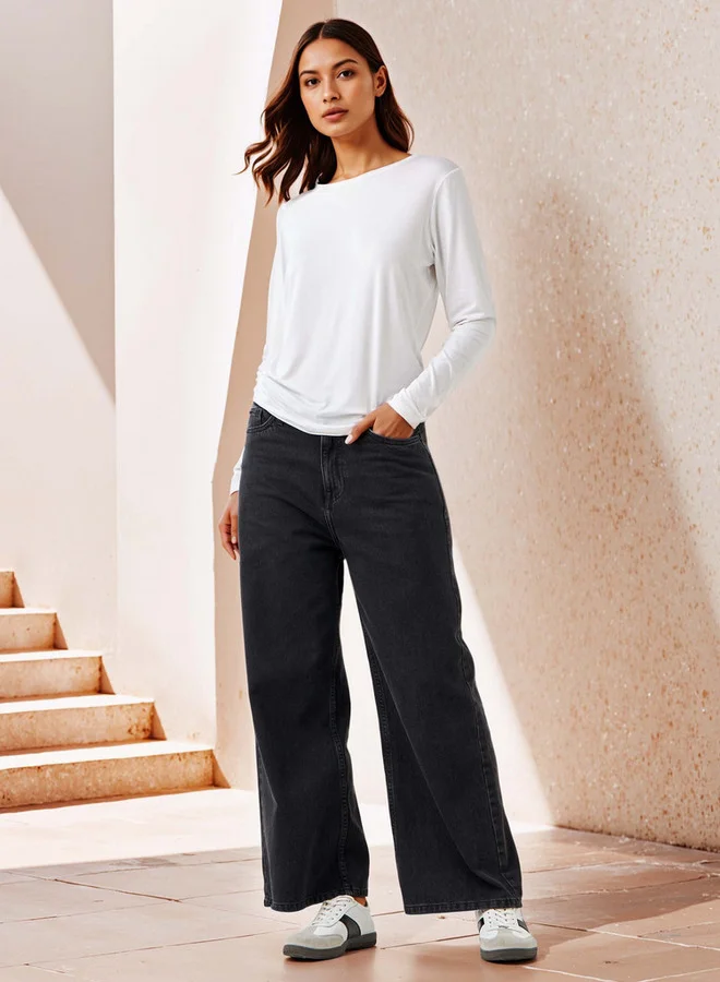 Splash FAV Slim Fit T-shirt with Long Sleeves