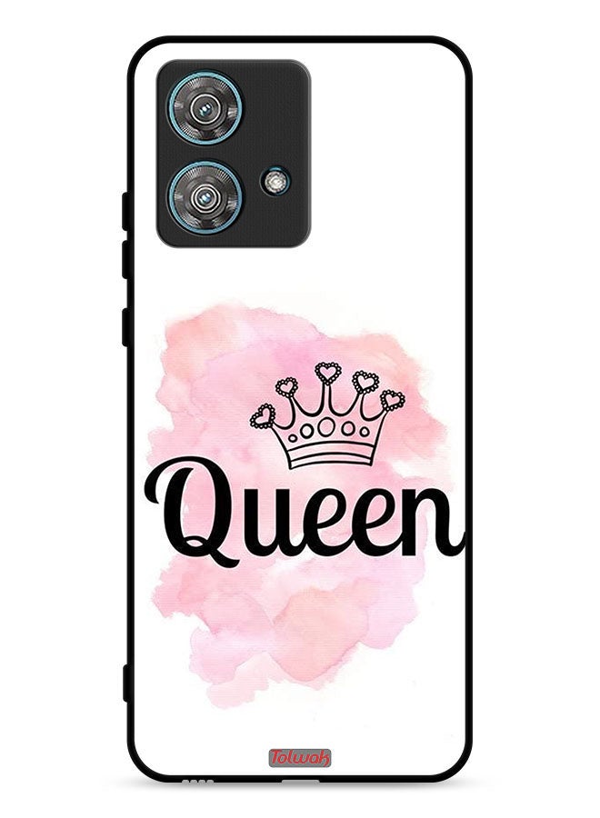 Tolwak Motorola Edge 40 Neo 5G Protective Case Cover Queen Art - Image 1