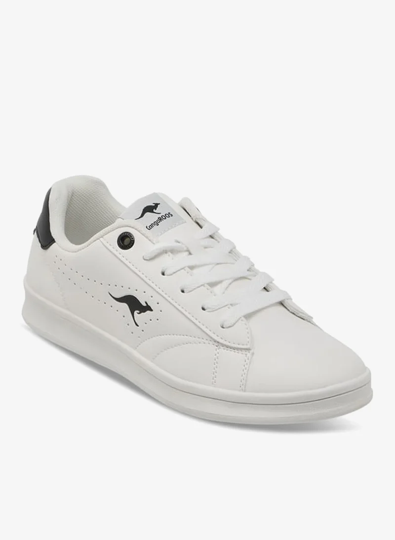 kangaROOS Women's Logo Detail Sneakers With Lace-Up Closure