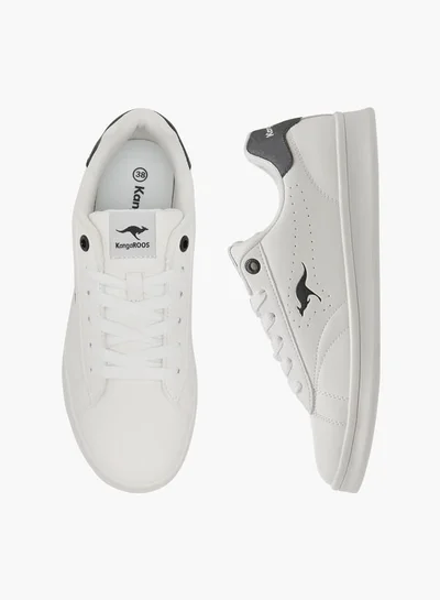 kangaROOS Women's Logo Detail Sneakers With Lace-Up Closure