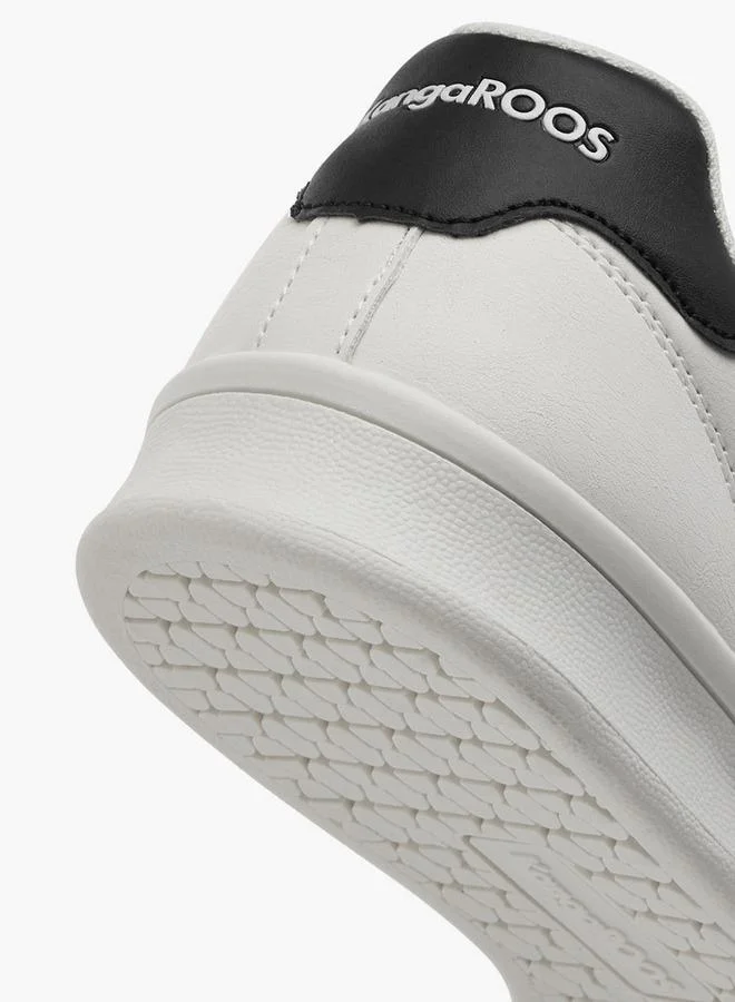 Kangaroos BLACK Women's Logo Detail Sneakers With Lace-Up Closure for Women | Best Price UAE