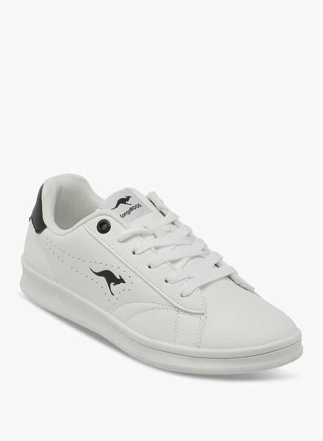 kangaROOS Women's Logo Detail Sneakers With Lace-Up Closure - Image 2