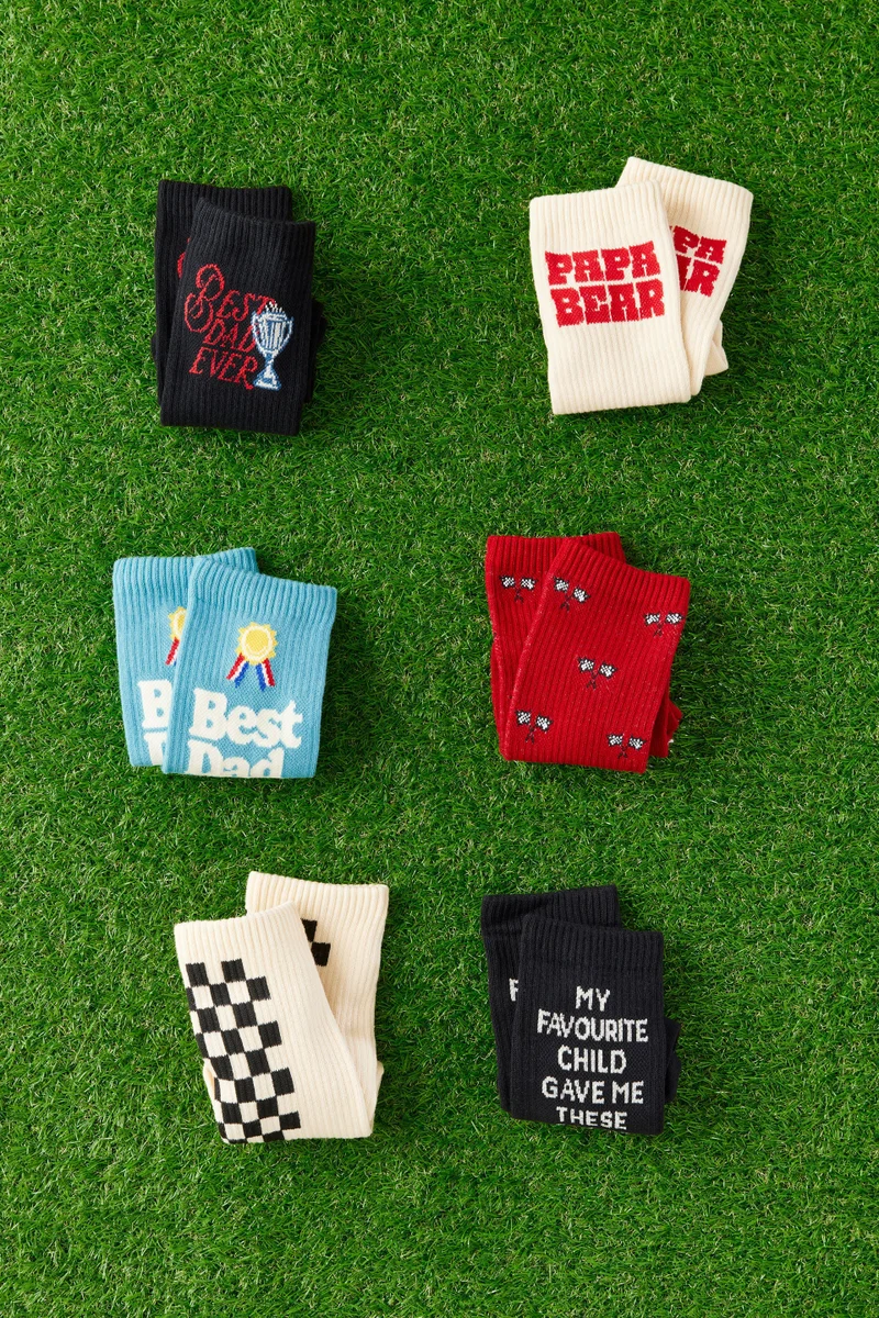 Typo Father's Day 3 Pack of Socks