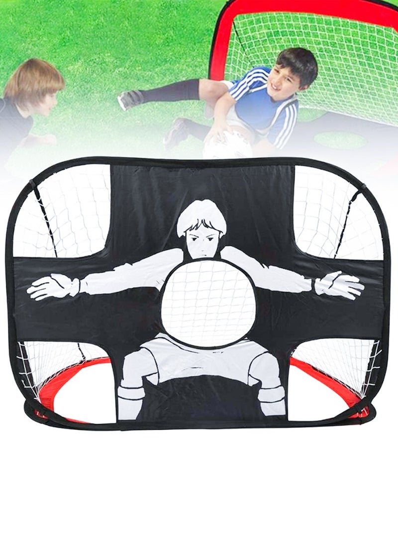 ISHWAZ Football Training Aid Football Goal Net For Developing Soccer Skills and Improving Passing and Goal Shooting - Image 1