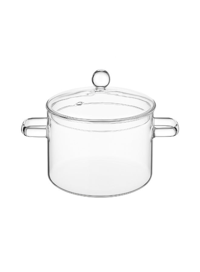 قدر و طنجرة طبخ من الزجاج المقاوم للحرارة و قابل للطبخ على النار - Image 3