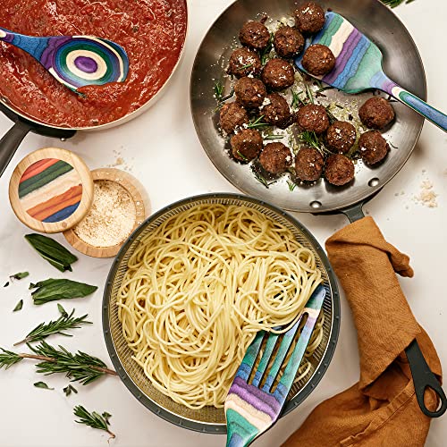 Totally Bamboo Baltique Mumbai Collection 7 Piece Cooking Utensil Set, Safe for Nonstick - Image 2