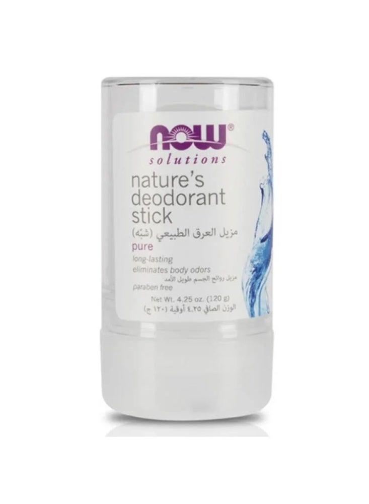 Now Naturals Solid Deodorant - 120g