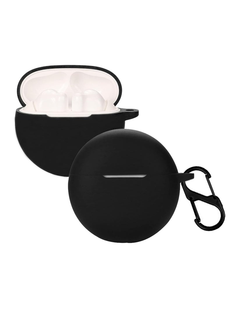 Silicone Case Compatible With Oppo Enco Buds2 - Protective Cover for Headphones -Black - Image 1