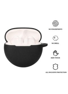 Generic Silicone Case Compatible With Oppo Enco Buds2 - Protective Cover for Headphones -Black  - Image 3