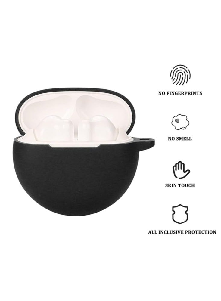 Silicone Case Compatible With Oppo Enco Buds2 - Protective Cover for Headphones -Black - Image 3