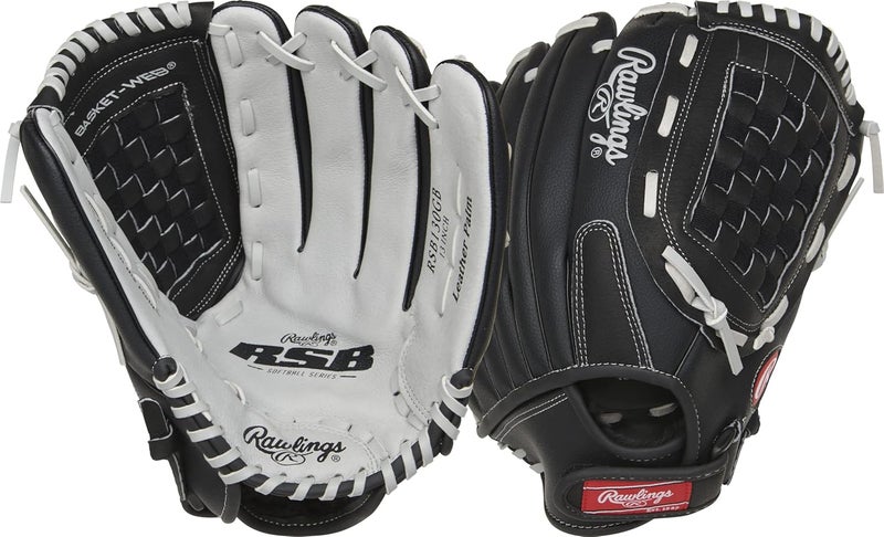 Rawlings | RSB Slowpitch Softball Glove | Right Hand Throw | 13" - Basket Web - Image 1