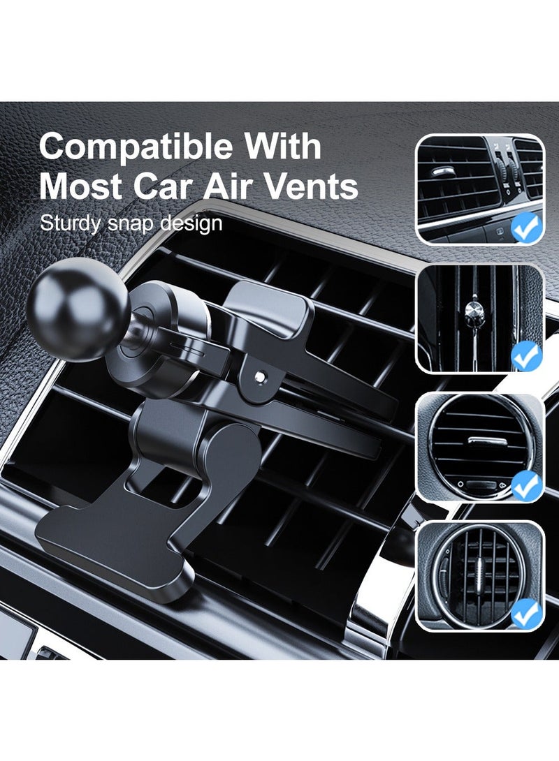 هوديوس سيارة حامل الهاتف ، سيارة تنفيس الهواء ، ومكافحة اهتز سيارة حامل ، سوبر مستقرة هوك تصميم سيارة حامل الهاتف ، متوافق مع جميع الهواتف فون 14 / 13 / 12 - Image 5