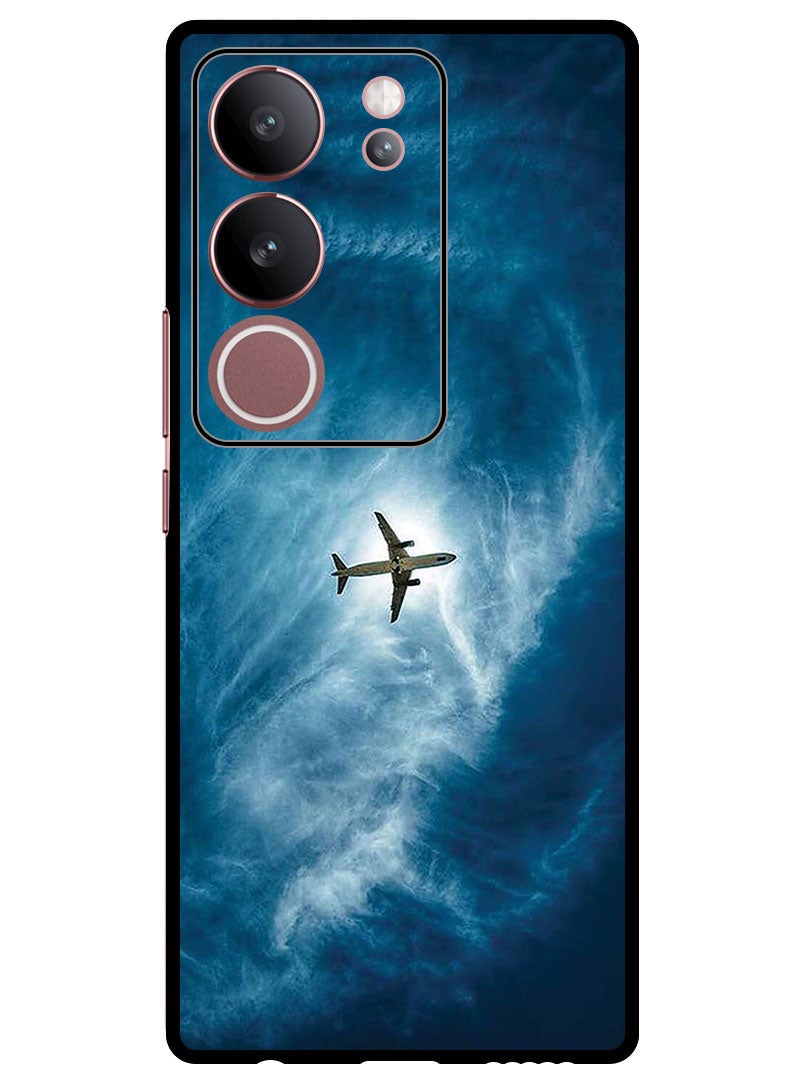 Theodor Protective Case Anti Scratch Shock Proof Bumper Cover For Vivo S17 - S17 Pro Plane In The Sky - Image 1