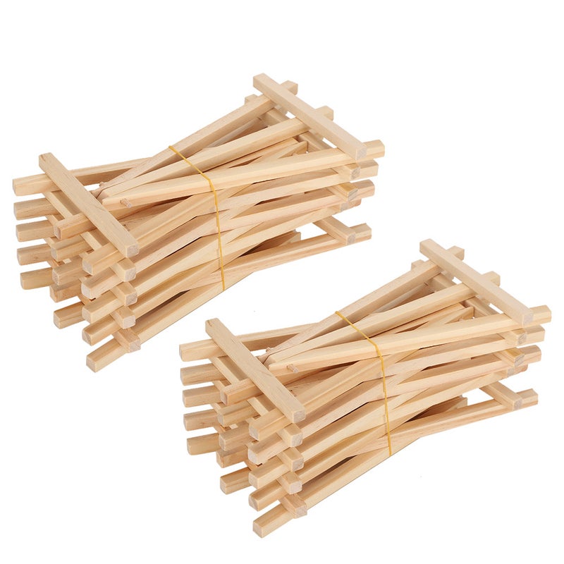 20pcs Mini Wood Display Easel Painting Party Drawing Photos Tripod Easel Decorative Display - Image 2