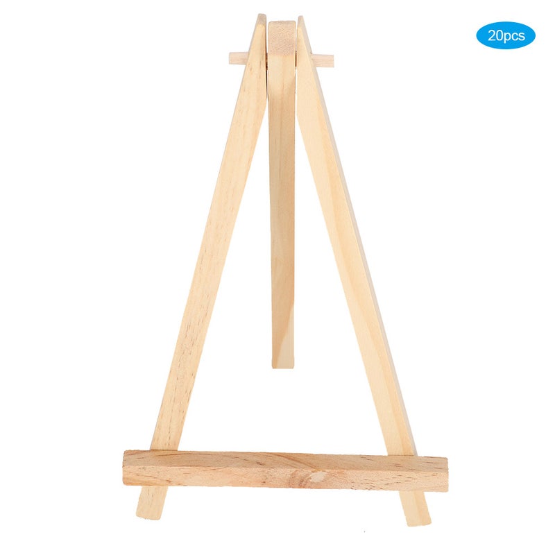20pcs Mini Wood Display Easel Painting Party Drawing Photos Tripod Easel Decorative Display - Image 4