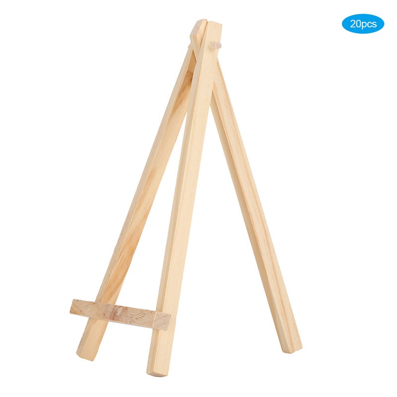 20pcs Mini Wood Display Easel Painting Party Drawing Photos Tripod Easel Decorative Display - Image 5