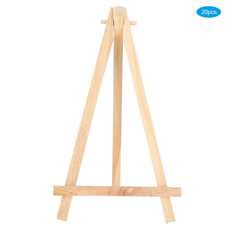 20pcs Mini Wood Display Easel Painting Party Drawing Photos Tripod Easel Decorative Display - Image 3