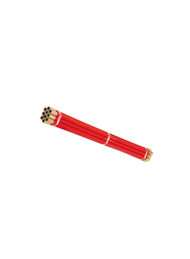 Simple And Safe Way To Remove Obstructions In a Drain Or Pipe Polypropylene And Brass Construction Universal Brass Threaded Joints 10x 3ft Drain Rods Stick.  - Image 1
