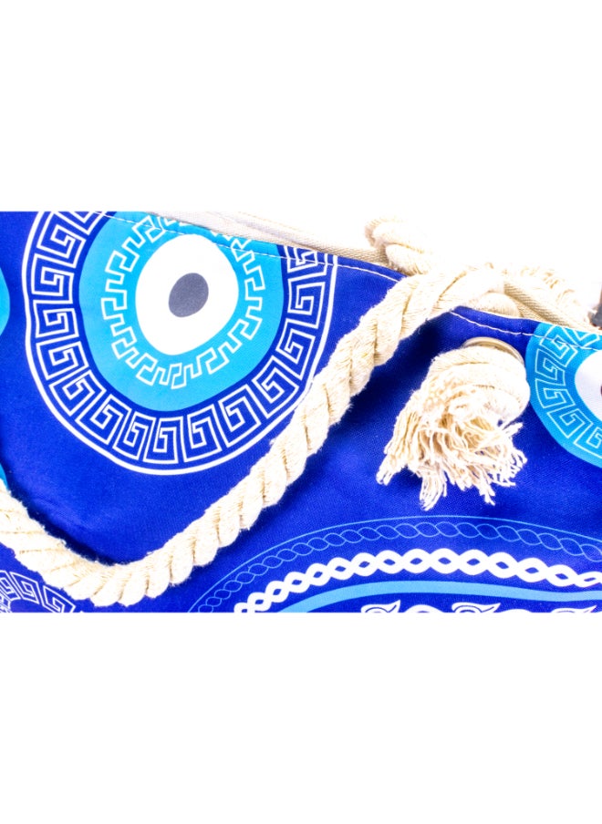 Generic Blue Tote Bag For Her Perfect Size for Daily Use  - Image 4