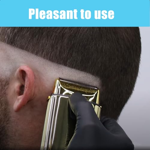 BOEEA Replacement Foil and Cutters for BaBylissPRO Barberology Electric Shaver, Double Foil Shaver Replacement Head Compatible with BaBylissPRO FXFS2 Shaver (Gold) - Image 4