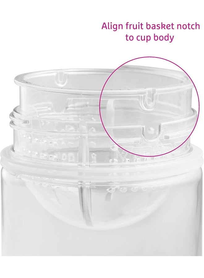 Munchkin® Miracle® 360 Fruit Infuser Water Bottle, 20 Ounce, Red - Image 5