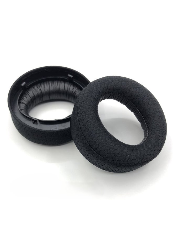 Fabric Replacement Ear Pads for Sony Playstation 5 PS5 Pulse 3D Wireless Headset,Black Repair Memory Foam Headphones Ear Cushions/Cups/Covers - Black - Image 1