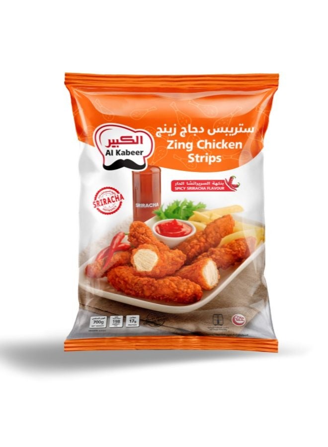 Buy Al Kabeer Zing Chicken Strips Spicy Sriracha Flavor Online | 15 ...