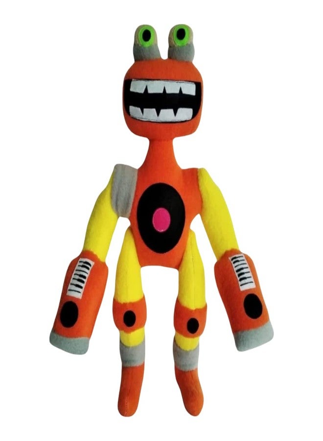 TechMax Solution Sound Plush Soft Cute Stuffed Animal Plush Doll Gift for Boys and Girls Halloween Christmas Thanksgiving Horror Stuffed Figure Doll for Kids and Adults (Orange) - Image 1