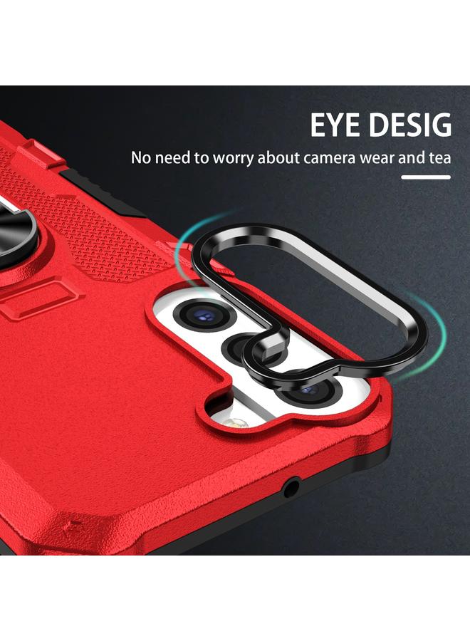 S-TOP Case For Samsung Galaxy S21 Ultra 5G Ring Holder Armor Hybrid Phone Case - Image 4