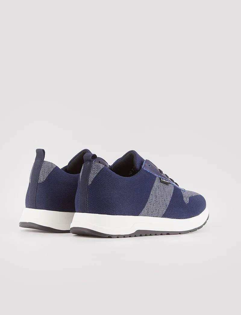 كاباني Knitwear Navy Blue Lace-up Men's Sports Shoes