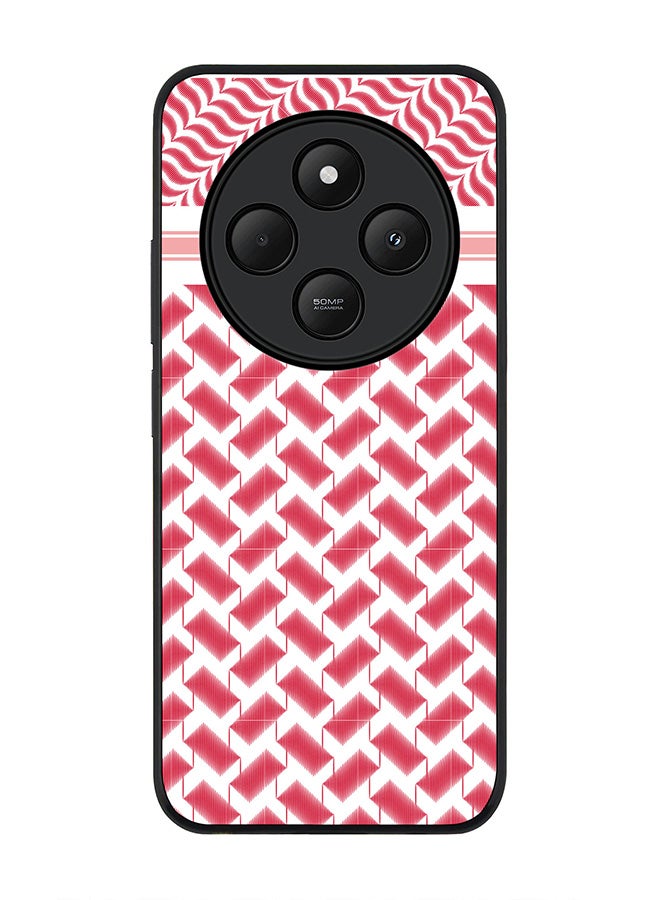 Stylizedd For Xiaomi Poco C75 Case,Slim fit Camera Protection, Shockproof Thin Phone cover - Shemag (Red) - Image 1