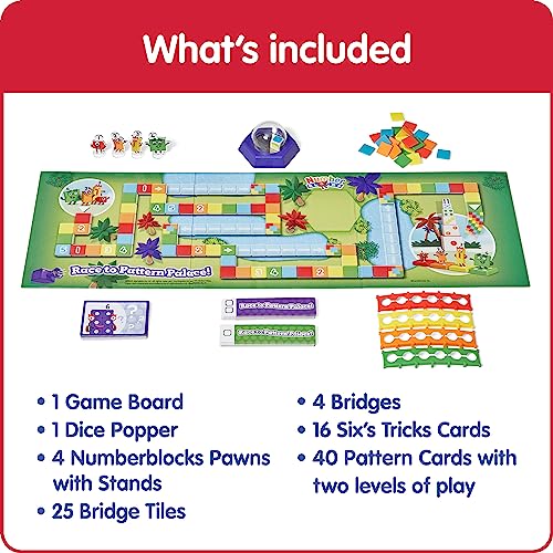 hand2mind Numberblocks Race to Pattern Palace! Board Game, Educational Board Games, Numbers for Toddlers, Math Toys for Kids 3-5, Preschool Learning Activities, Birthday Gifts for Kids - Image 2