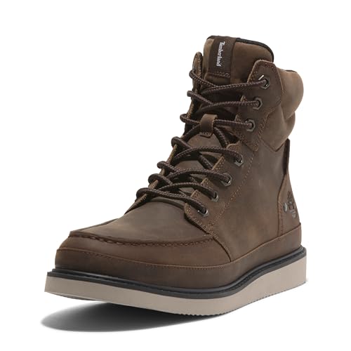 Timberland Men's Newmarket Mid Lace Up Boot, Dark Brown Full Grain, 13 Medium - Image 1