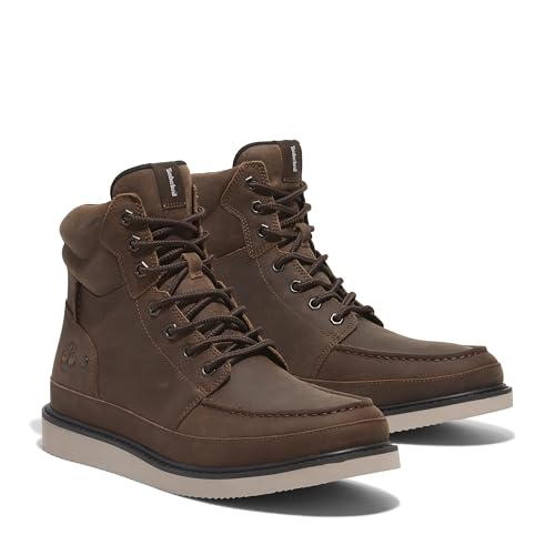Timberland Men's Newmarket Mid Lace Up Boot, Dark Brown Full Grain, 13 Medium - Image 5