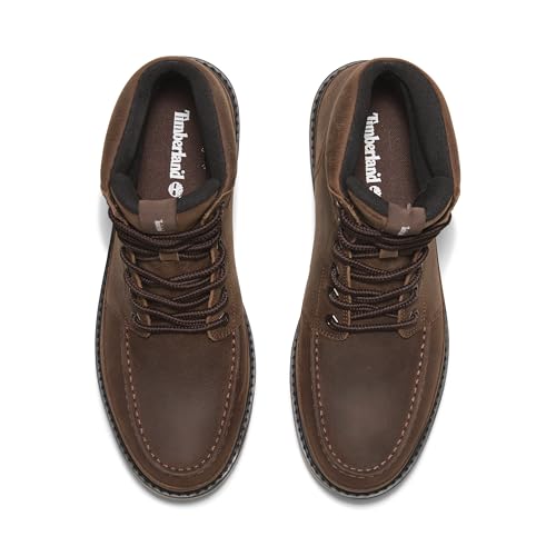 Timberland Men's Newmarket Mid Lace Up Boot, Dark Brown Full Grain, 13 Medium - Image 3