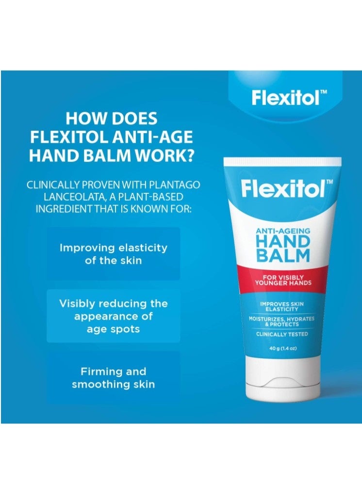 Flexitol Anti Ageing Hand Balm Spf15 40G, improve skin elasticity and lighten age spots, plant based ingredient - Image 3