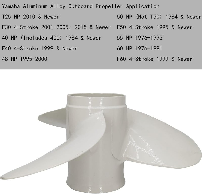 DLNIG 11 3/4×10-G Boat Propeller for Yamaha Outboard Engines - Image 5