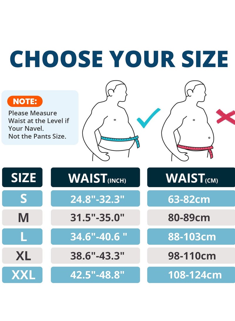 SYOSI داعم ظهر لآلام أسفل الظهر - دعم قطني للرفع الثقيل للرجال والنساء - دعم خصر قابل للتنفس لتخفيف عرق النسا، القرص المنزلق، L - Image 4